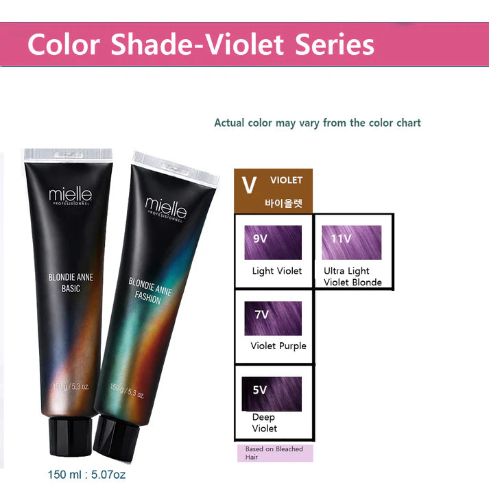Blonde Ann Professional Hair Color – Violet Series (150 ml) 2PCS