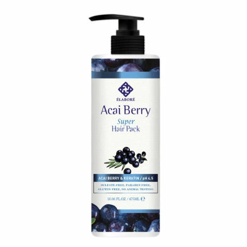 Elabore Acai Berry Super Hair Pack 16.06 fl.oz./475ml