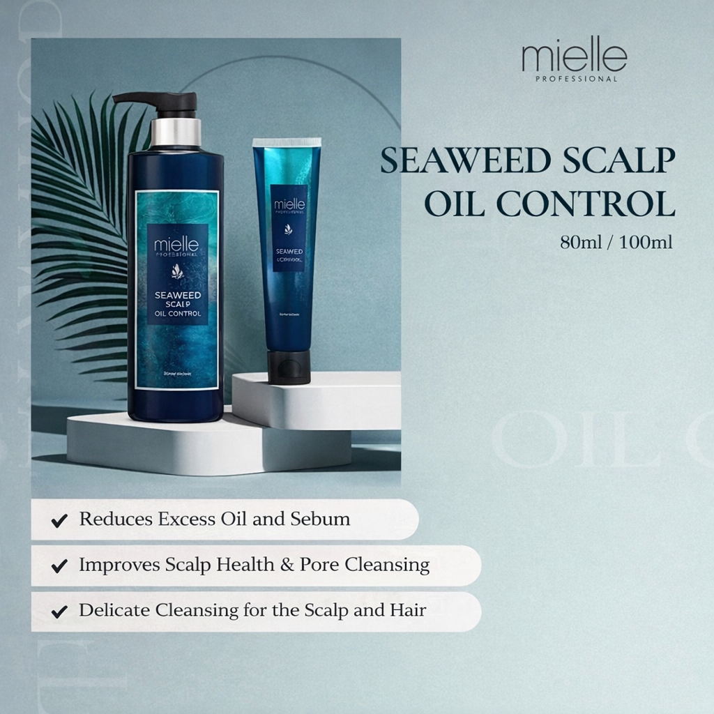 MIELLE PROFESSIONAL SEAWEED SCALP OIL CONTRL SHAMPOO 100ML / 3.38 fl.oz