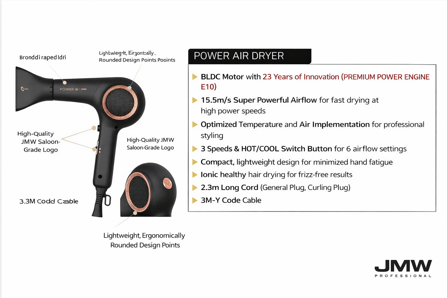 JMW POWER AIR DRYER