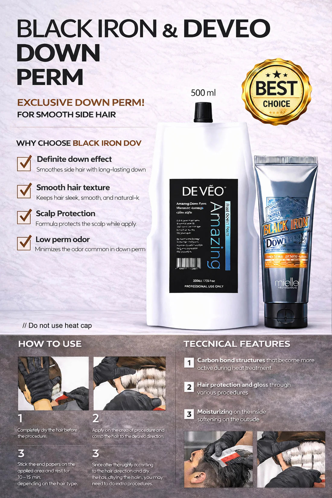 Deveo Real Down Perm Amazing - 500ml