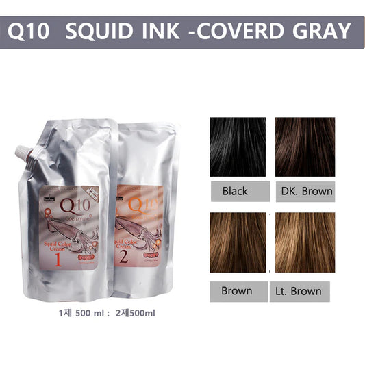 Q10 Squid Hair Color Cream - 500ml