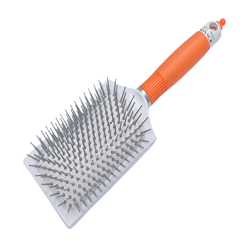 Diva Brush Ceramic Ionic Square Paddle Cushion Brush