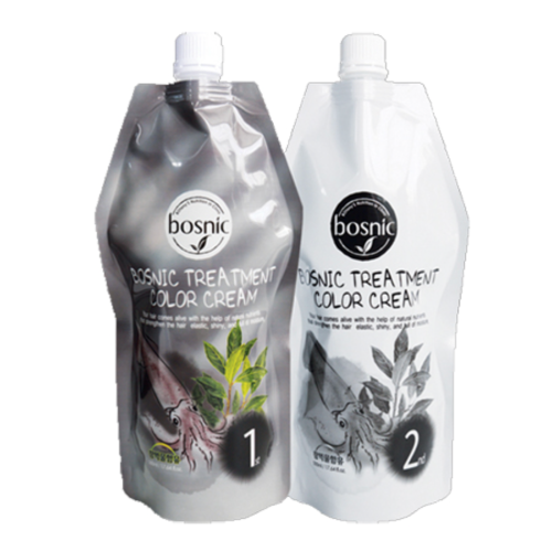 Bosnic Squid Color Cream With Henna - 500ml
