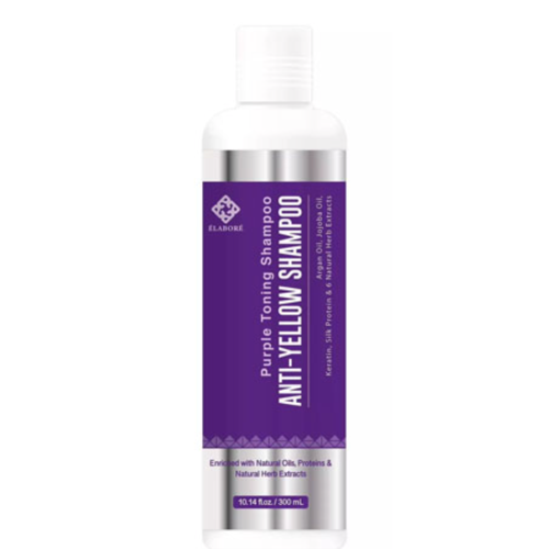 Elabore Purple Toning Shampoo Anti-Yellow Shampoo