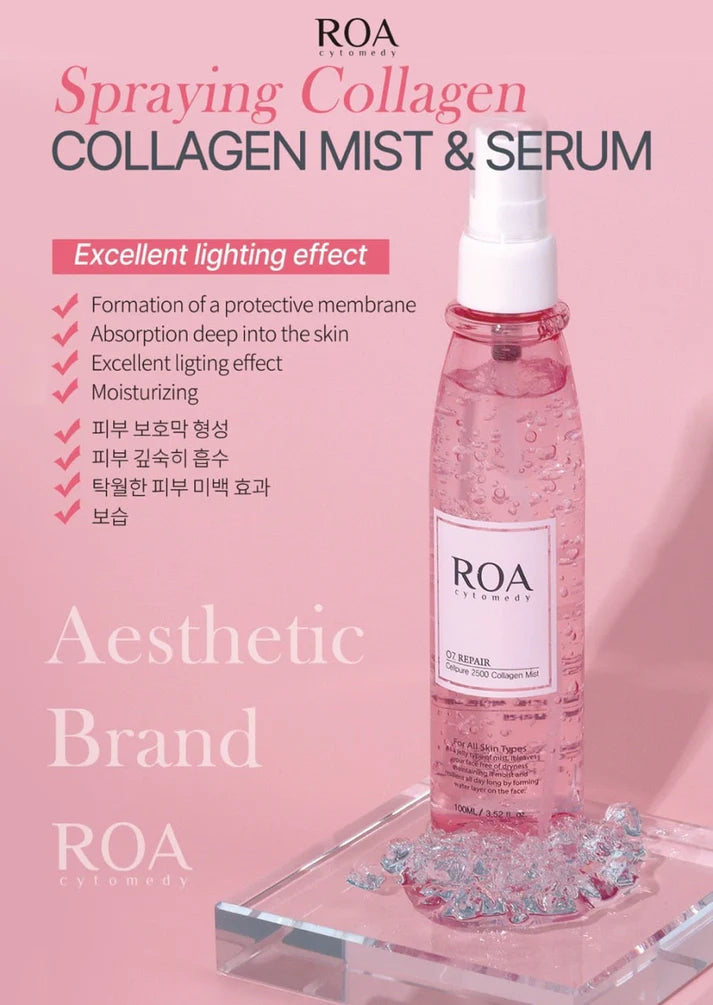 ROA Cellpure 2500 Collagen Jelly Mist for skin - 50 ml / 100 ml
