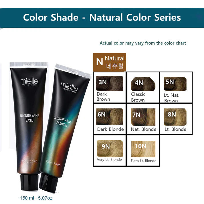 Blonde Ann Professional Hair Color – Natural Series (150 ml) 2PCS
