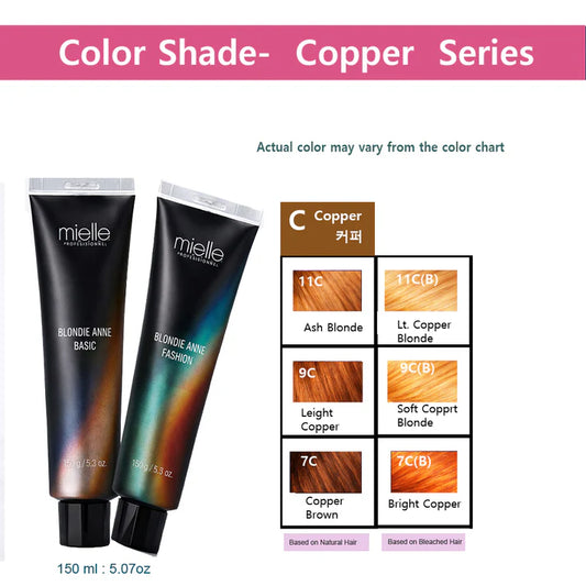 Blonde Ann Professional Hair Color – Copper Series (150 ml) 2PCS
