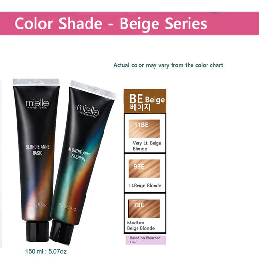 Blonde Ann Professional Hair Color – Beige Series (150 ml) 2PCS