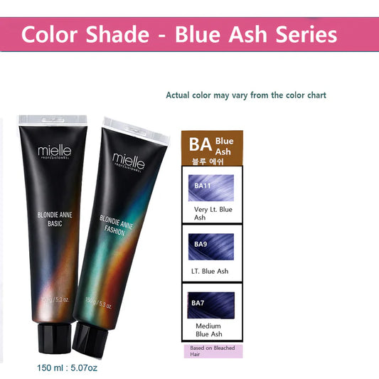 Blonde Ann Professional Hair Color – Blue Ash Series (150 ml) 2PCS
