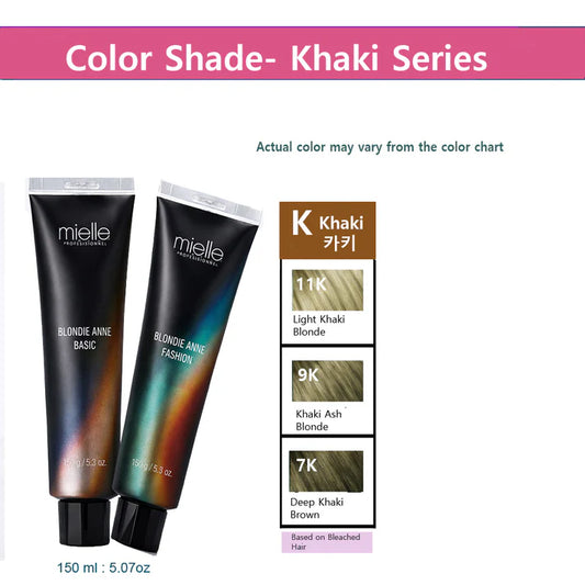 Blonde Ann Professional Hair Color – Khaki Series (150 ml) 2PCS