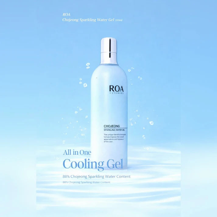 ROA CHOJEONG SPARKLING WATER GEL - 50ML / 200ML